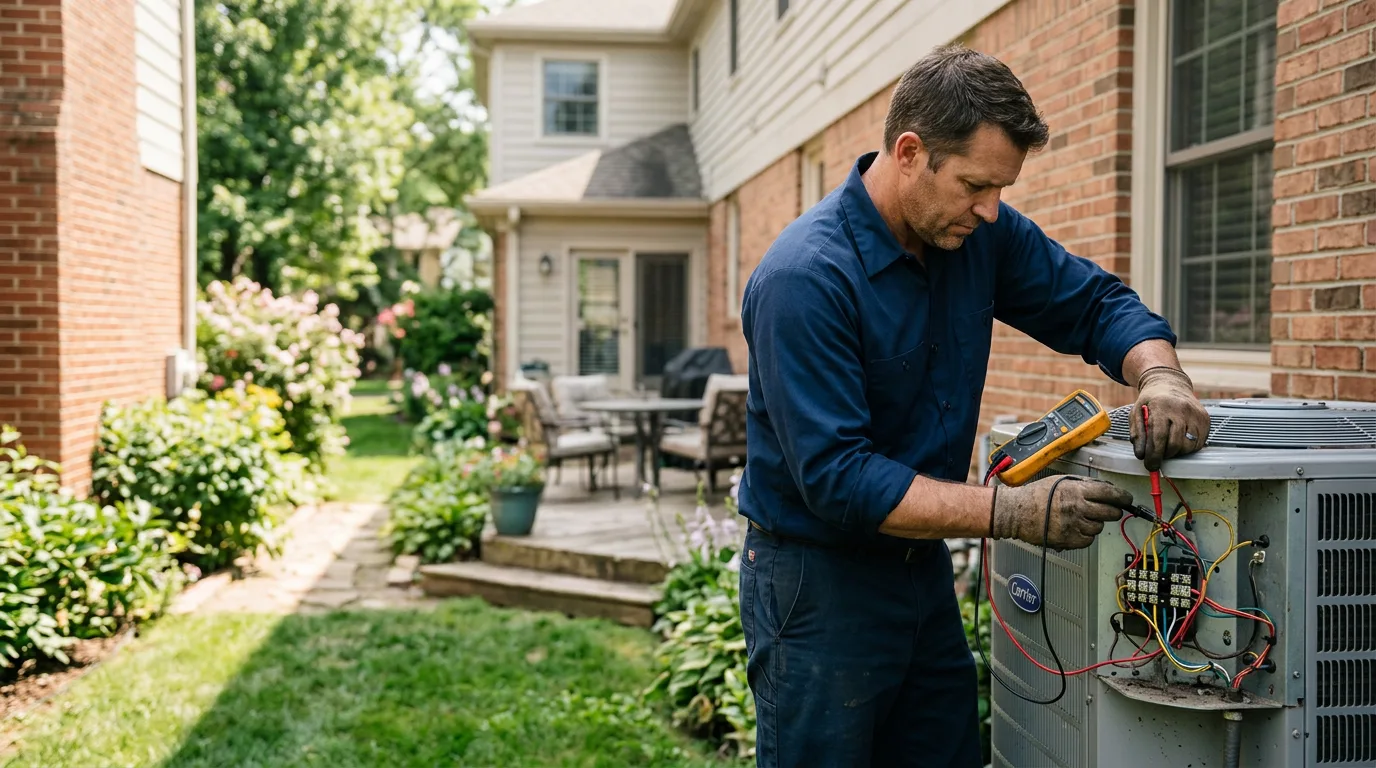 HVAC technician working near Johnsburg, NY